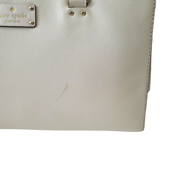 KATE SPADE Porcelain Martine Wellesley Leather Shoulder Bag - Picture 7 of 15